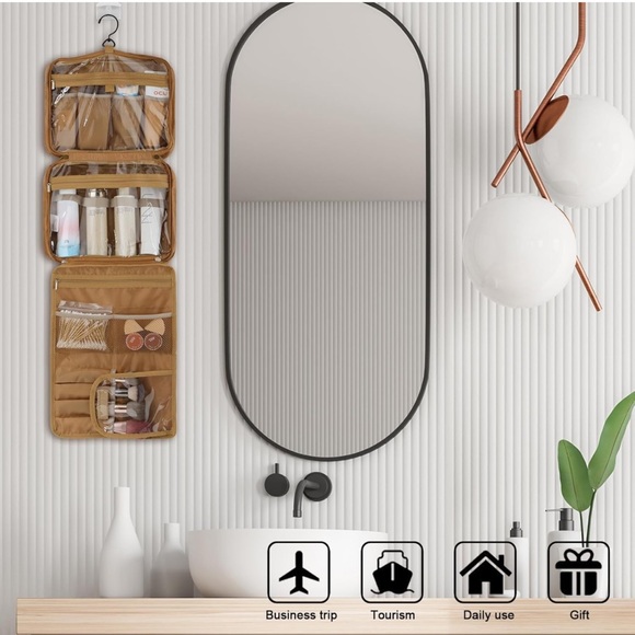 Last one!!   Bag 3 in 1 Hanging Travel Organizer Makeup Bag Travel Organizer - Picture 5 of 7